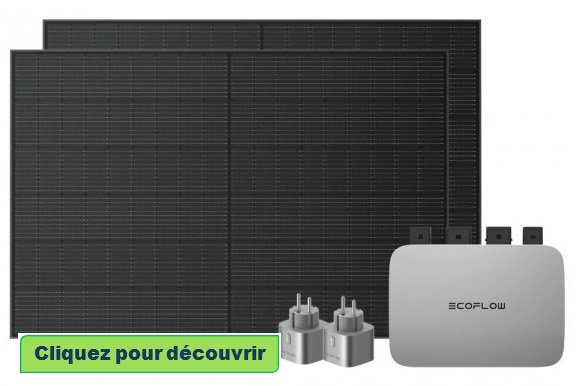 Ecoflow powerstream kit sans stockage kit solaire plug & play